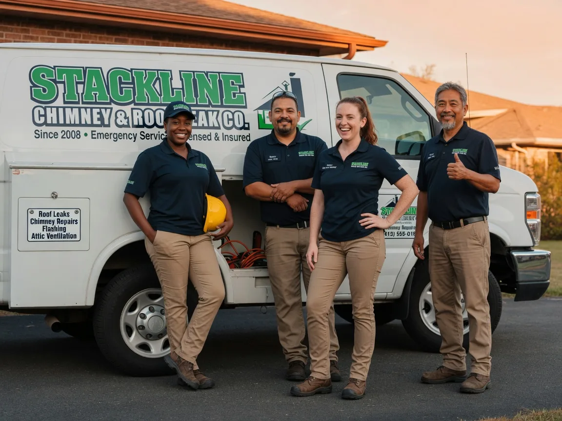 Chimney flashing repair company in Knapp, WI